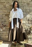 Paloma Ripley Skirt Chocolate